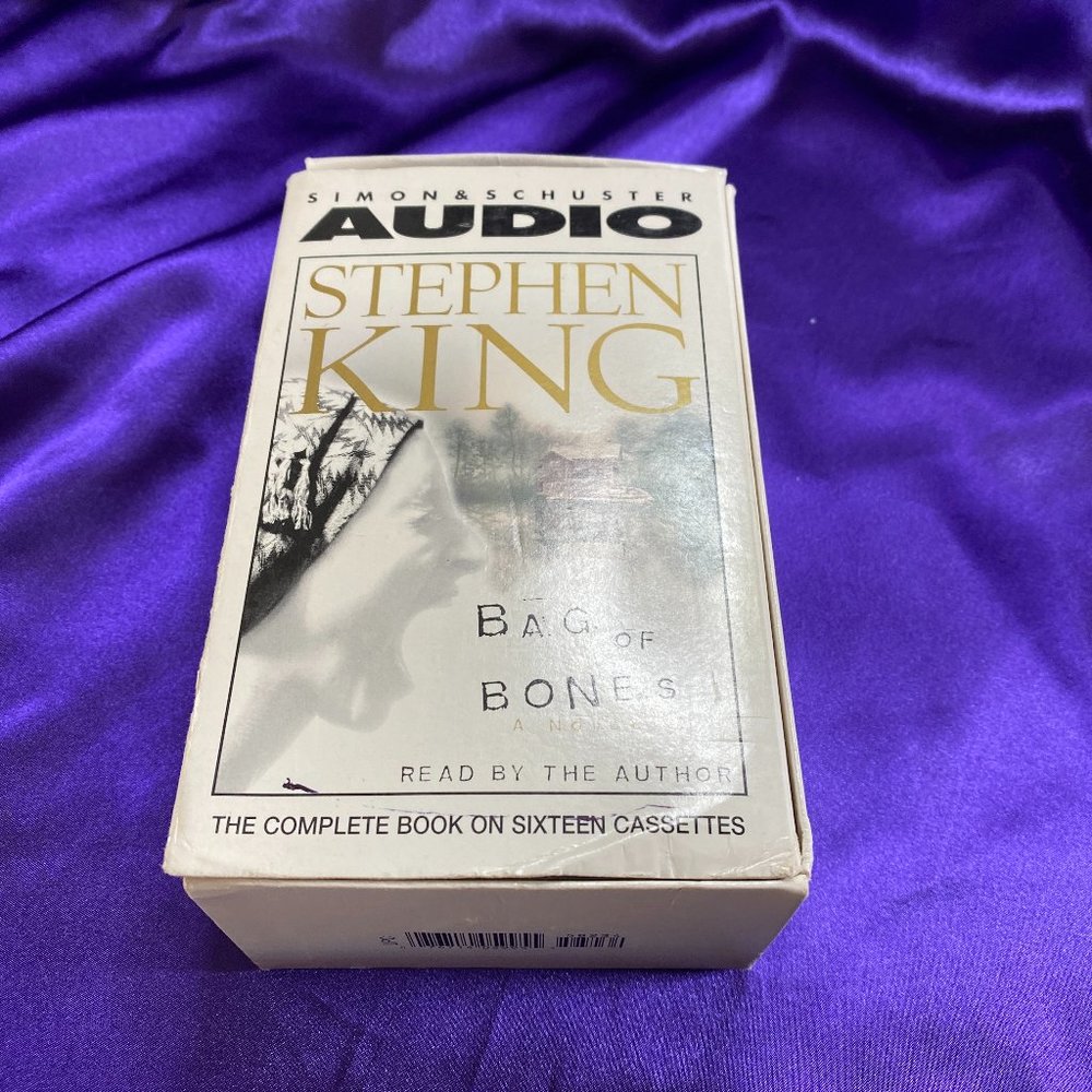 📌 VTG Audio Stephen King Bag of Bones Complete Book on 16 Cassettes Audiobooks